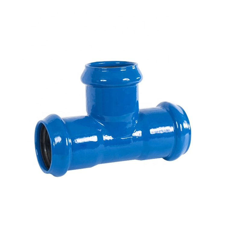 ISO2531 En545 Di-PVC Ductile Iron Push on Joint Pipe Fittings for PVC Pipe