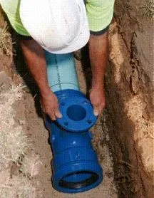 Flanged &amp; Socketed Ductile Iron Fittings for PVC Pipe
