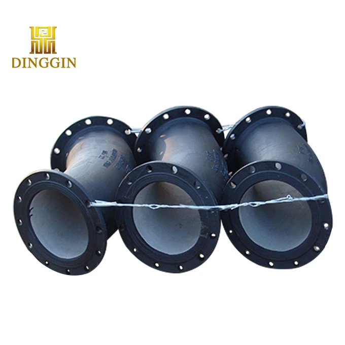 En545 En598 ISO2531 Pn16 Pn25 Ductile Iron Pipe Fittings with Flanged Ends