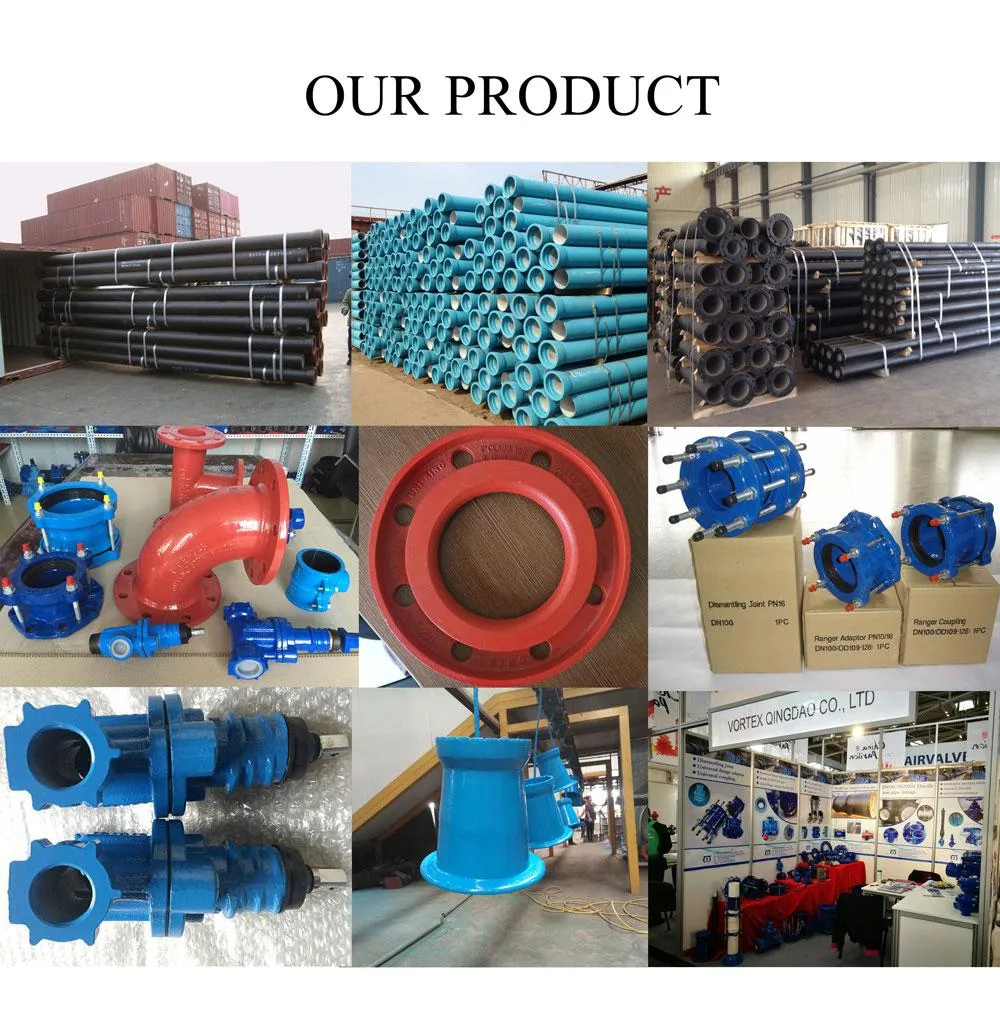 ISO2531 En545 En598 Class K7 K8 K9 C25 C30 C40 Water Pressure Ductile Iron Pipe Casting Pipe Pipe Ductile Iron Fitting Iron Pipe for Wholesale