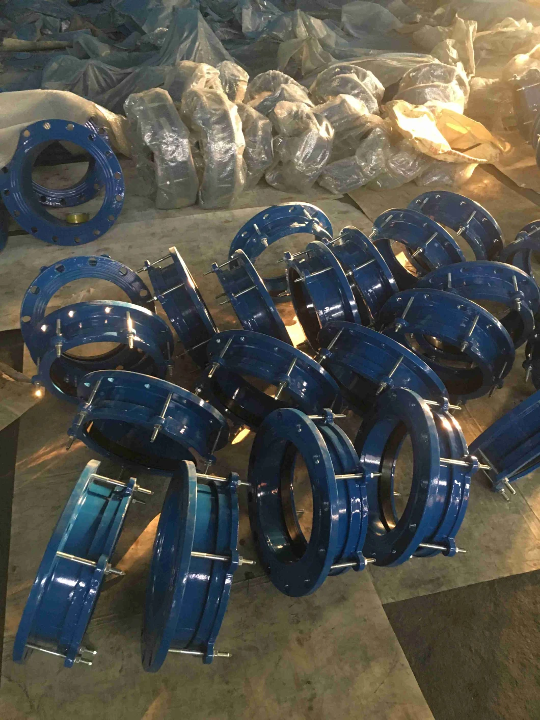 Di Fitting Ductile Cast Iron Quick Release Universal Coupling Quick Flanged Adaptor for HDPE Pipe