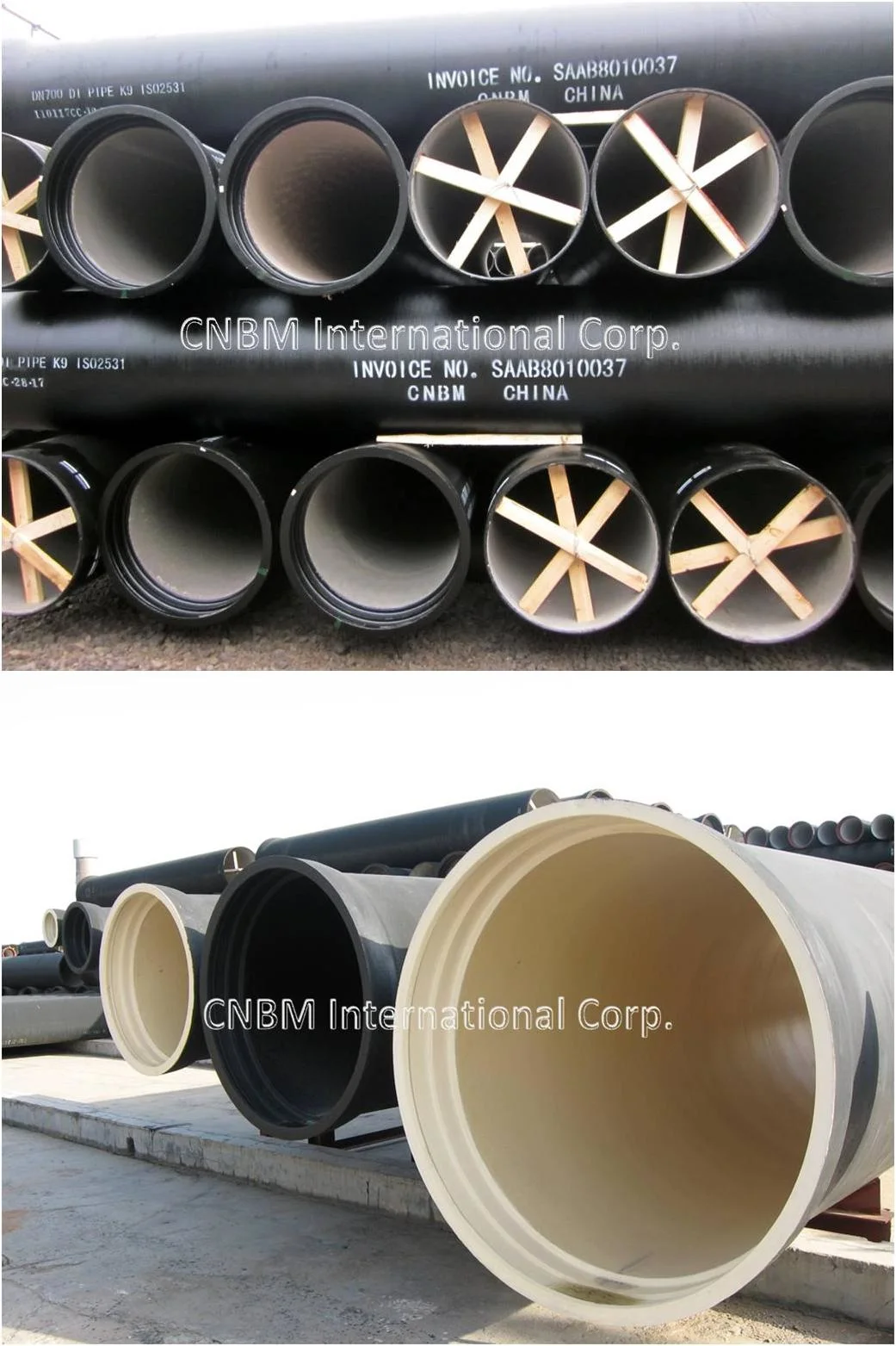 High Quality ISO2531 En545 En598 Ductile Iron Pipe and Fittings