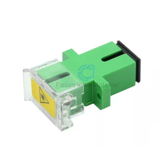 Sc APC Upc Sm Simplex Subscriber Fiber Optic Adapter Sc/APC Sm Simplex with Flange for Fiber Optic Equipment