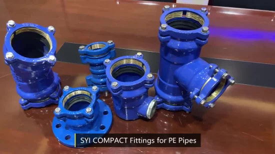 En 12842 ISO 2531 En 545 En598 PE Pipes Ductile Iron Compact Fittings for Water Sewerage Pipeline Projects