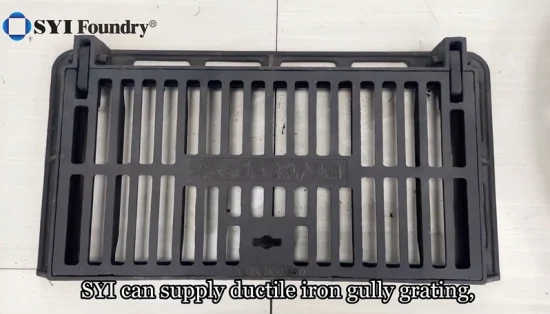 En124 D400 Ductile Cast Iron Round Floor Drain Grill Grates Cover Gully Grating