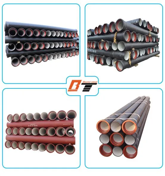 ISO2531 En545 En598 Class K7 K8 K9 C25 C30 C40 Water Pressure Ductile Iron Pipe Casting Pipe Pipe Ductile Iron Fitting Iron Pipe for Wholesale