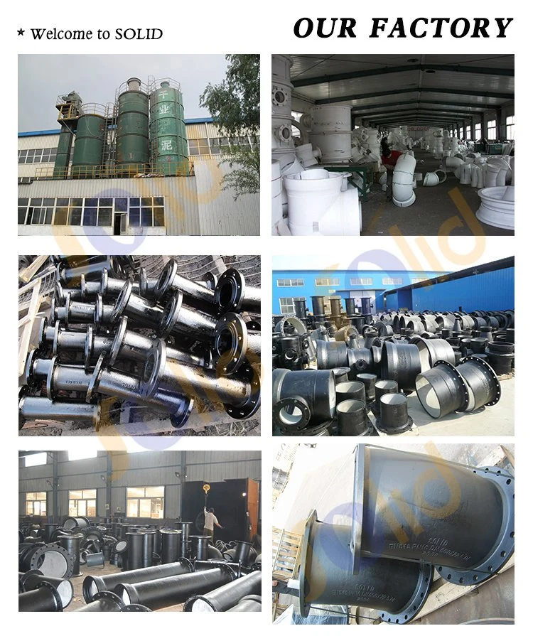 ISO2531/En545/En598 Bitumen Ductile Iron Pipe Fitting